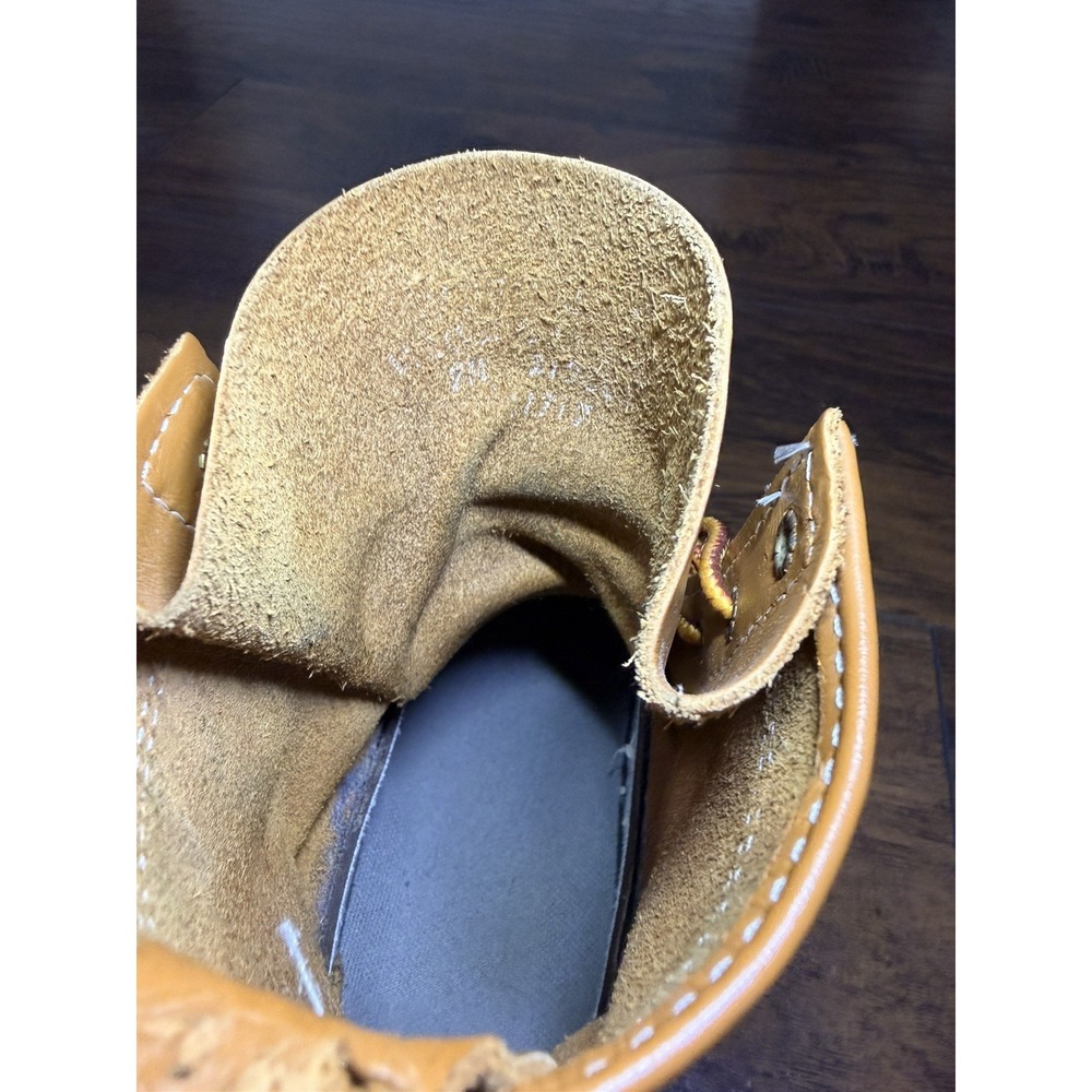 L.L. Bean Boots Duck Boots Brown Leather Rubber Waterproof Size 7 M - Picture 7 of 7